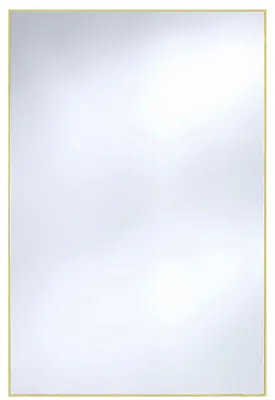 Obrázek produktu pro Nástěnné zrcadlo Casa Padrino s matně zlatým hliníkovým rámem 80 x v. 120 cm - zrcadlo