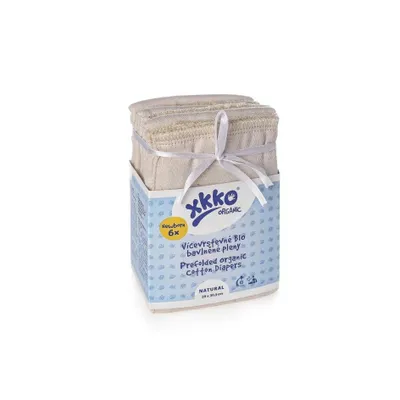 Produktbild von XKKO Organic Mehrschichtwindeln (4/8/4) NATURAL - Neugeborene