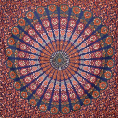 Produktbild von Orientalhaus Mandala Tagesdecke Batik Ethno Baumwolle