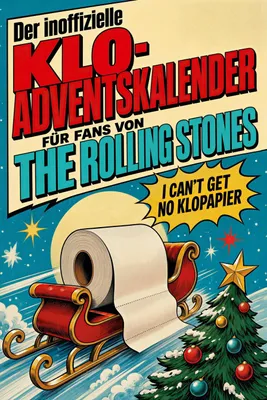 Produktbild von Der inoffizielle Klo-Adventskalender für Fans von The Rolling Stones