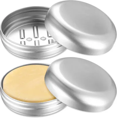 Image de Boîtes à savon en aluminium - Lot de 2 - 100 ml