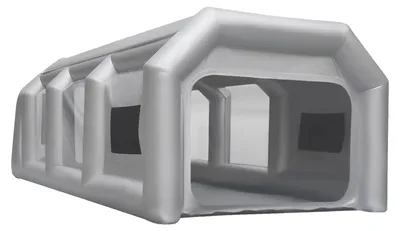 Obrázek produktu pro Nafukovací stříkací kabina, přenosný design, prostorný interiér, šedá barva