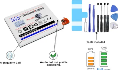 Produktbild von GLK-Technologies für ORIGINAL Xiaomi BM32 AKKU BATTERIE Xiaomi Mi 4 MI4  ACCU BATTERY