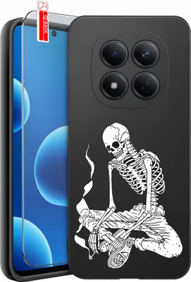 Obrázok produktu pre Puzdro pre Xiaomi Redmi Note 15 Pro 4G | DESIGNS | SILIKÓNOVÉ MATNÉ PUZDRO + SKLO