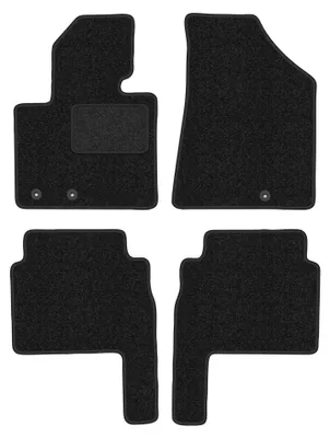 Produktbild von Velours-Fußmatten für Kia Sorento II 2009-2015 (SUV) – 4-tlg, Anthrazit, passgenau – Wielganizator ANTHRA
