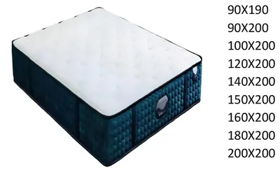 Produktbild von Kingsize Matratze Dicken Luxus  Matratzen 200x200cm 25cm xxl big Orthopädische