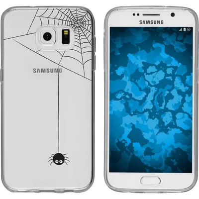 Produktbild von PhoneNatic Case kompatibel mit Samsung Galaxy S7 Silikon-Hülle Herbst Spinne/Spider M3