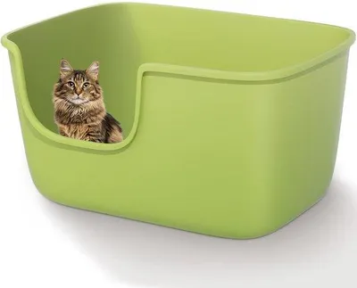 Image de Grande cage ouverte pour chat 56 x 41 x 31 cm, facile d'accès, lekvrije