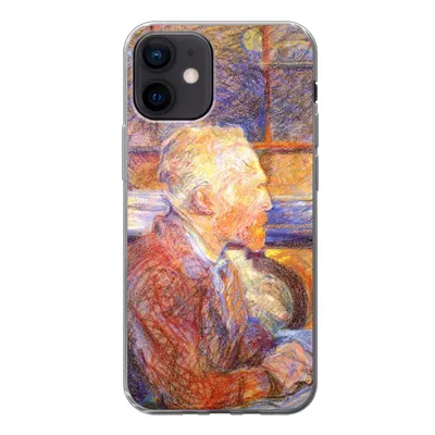 Produktbild von MuchoWow® Handyhülle Schutzhülle Hülle für iPhone 12 Porträt von Henri de Toulouse-Lautrec - Vincent van Gogh Silikon Softcase Handy Hülle - Schutzhülle