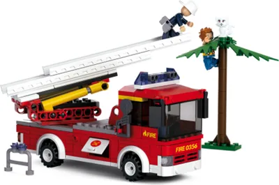 Produktbild von Sluban M38-B0625 - Konstruktionsspielzeug - Leiterwagen