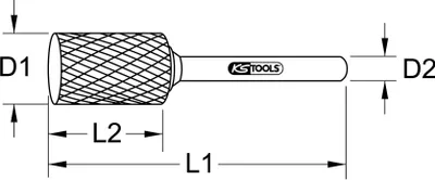 Zdjęcie produktu dla KS TOOLS Frez walcowy ( 515.3296 )