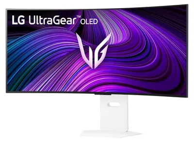 Produktbild von LG 39GX90SA-W, 99,1 cm (39"), 3440 x 1440 Pixel, Wide Quad HD, OLED, 0,03 ms, Weiß