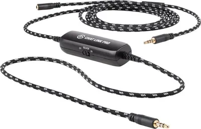Produktbild von Elgato Chat Link Pro Audiokabel 2,5 m 3,5 mm schwarzer Klinkenadapter Gold