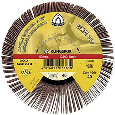 Image de Klingspor Mop pour meuleuse d'angle WSM 617 125x20mm K120