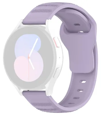 Obrázek produktu pro Techsuit – řemínek Watchband 20 mm (W050) pro Samsung Galaxy Watch 4/5/Active 2, Huawei Watch GT 3 (42 mm)/GT 3 Pro (43 mm) – fialový