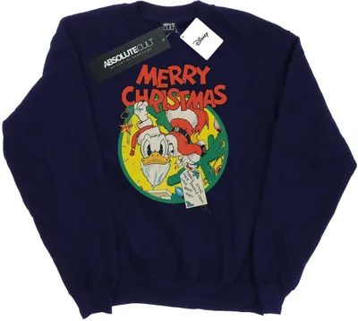 Produktbild von Disney - "Merry Christmas" Sweatshirt für Herren BI38847 (4XL) (Marineblau)