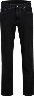Produktbild von Brühl - Comfort Fit - Herren 5-Pocket mit normal geschnittenem Bein, Genua III (564191310100), Größe:46, Farbe:Tiefschwarz (960)