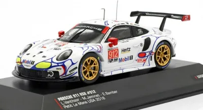 Produktbild von Porsche 911 GT3 RSR #912 Petit Le Mans USA 2018 - 1:43 - IXO Models