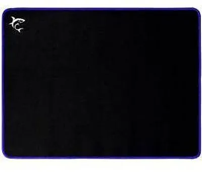 Produktbild von White Shark Blue Knight, Schwarz, Blau, Einfarbig, Gummi, Textil, Anti-Rutsch-Basis, Gaming-Mauspad