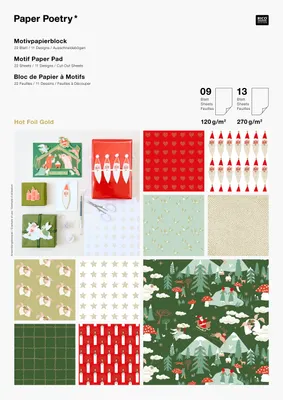 Produktbild von Motivpapierblock Advent, AdventMIX