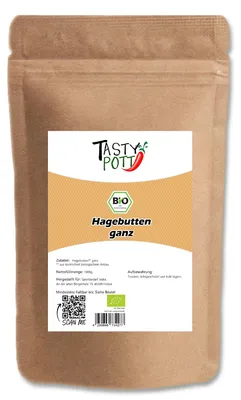 Produktbild von Tasty Pott Hagebutten ganz & getrocknet - 1kg Beutel