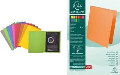 Zdjęcie produktu dla EXACOMPTA Aktendeckel ROCK'S, DIN A4, 80 g/qm, schwarz