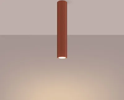 Produktbild von Spot Lampe Decke Aluminium D: 6,5 cm Aufputz Ockerrot GU10 rund Modern Deckenlampe