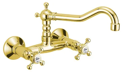 Produktbild von Sapho ANTEA Wandarmatur, oberer Auslauf, Gold