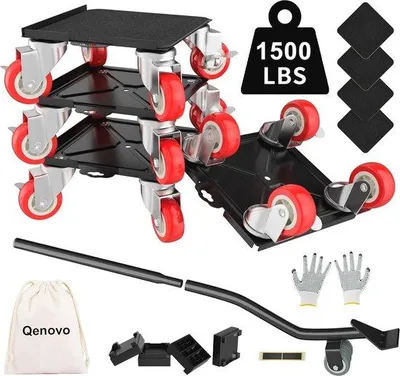 Produktbild von Möbeltransport-Räder 4x 360° drehbar 1500lbs