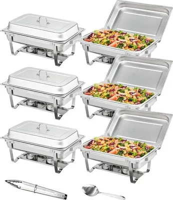 Produktbild von Gastronorm-Buffetwarmer, 6 Stück, Warmhalter