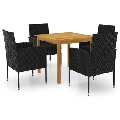 Imagen del producto de vidaXL Juego de mesa y sillas de jardín de 5 piezas, color