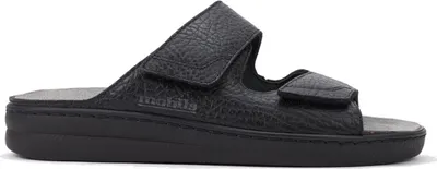 Produktbild von Mephisto James, Pantolette, Black, Mamouth 714  (Glattleder), Wechselfußbett, Klettverschluss J811 40