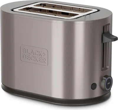 Produktbild von Black & Decker BXTO901E, 2 Scheibe(n), Edelstahl, Drehregler, 900 W, 14,5 cm, 4,2 cm