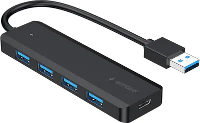 Produktbild von gembird 4 port USB 3.1 Gen 1 Hub