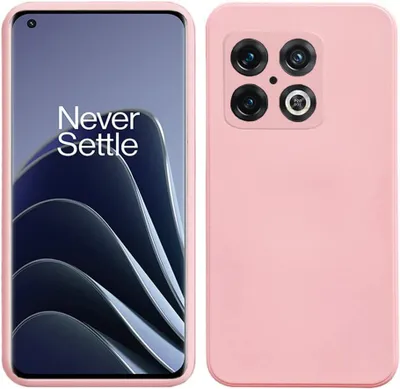 Obrázek produktu pro Pouzdro pro OnePlus 10 Pro 5G, měkké silikonové ochranné pouzdro z tekuté gumy Růžový