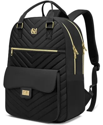 Immagine prodotto di Zaino da donna per laptop da 15,6 pollici, zaino da scuola per adolescenti, zaino da lavoro e da viaggio, colore nero