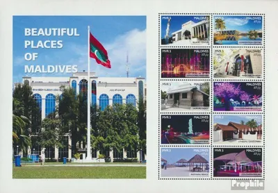 Produktbild von Briefmarken Malediven 2016 Mi 6615-6624 Kleinbogen (kompl.Ausg.) postfrisch Fremdenverkehrswerbung