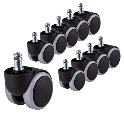 Produktbild von Ersatzgummirollen für Stühle, Set von 10