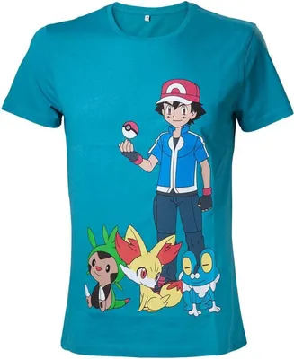 Produktbild von Pokémon T-Shirt -S- Ash und Pokémon
