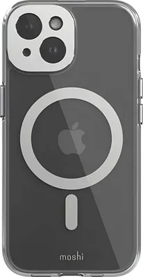 Produktbild von Moshi, Hülle für Apple iPhone 15 MagSafe Anti-Vergilbung, Silber