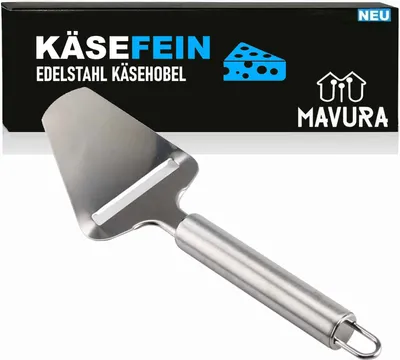 Produktbild von KÄSEFEIN Edelstahl Käsehobel Käseschneider Käsemesser Käseschaber Käsereibe