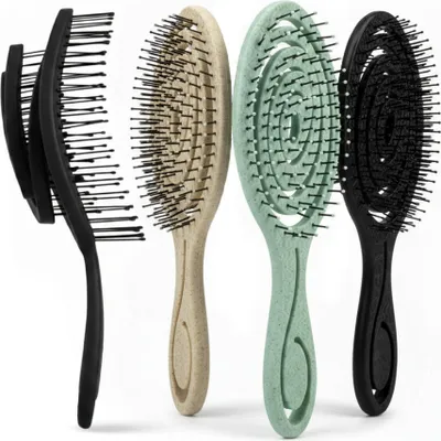 Produktbild von 1 x Haarbürste Komfort, ergonomisch, Creme