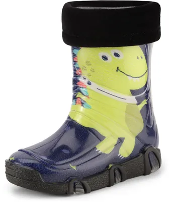 Produktbild von Ladeheid Kinder Mädchen Jungen Gummistiefel Gefüttert Swk2021 (Muster-47, 21/22)