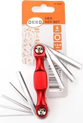Immagine prodotto di Set Di Chiavi A Esagono Da 8 Pezzi Yf-70068