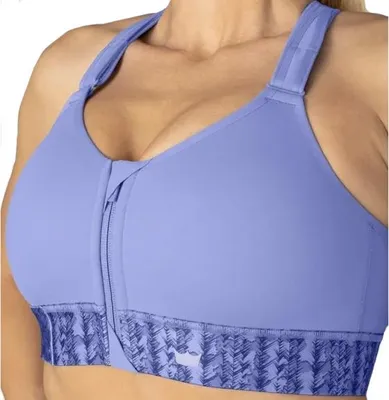 Produktbild von Shefit Blauer Sport-Bh Mittlerer Halt, Verstellbar, 3Xl