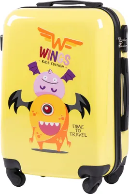 Zdjęcie produktu dla KD01 JAY, Walizka kabinowa dziecięca POLICARBON S Wings, MONSTER