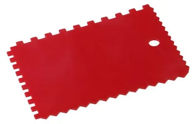 Obrázek produktu pro Stěrka plast zuby 125x85mm 37101