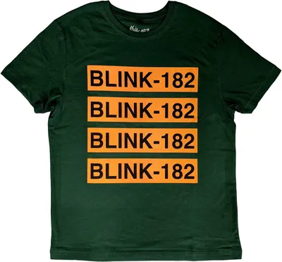 Image de Blink 182 - T-shirt homme/femme unie RO3955 (M) (Vert)