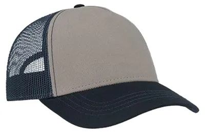 Immagine prodotto di Atlantis Headwear - Cappellino da trucker "Rapper" LT3225 (taglia unica) (grigio/blu navy)