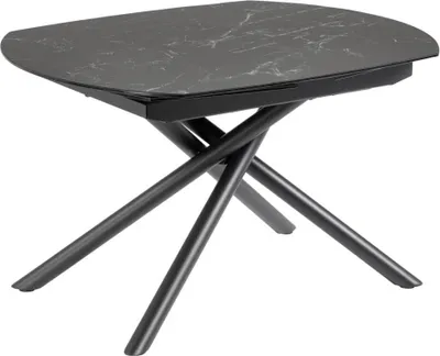 Produktbild von Tisch Yodalia ausziehbar 130 (190) x 100 cm Keramik Schwarz